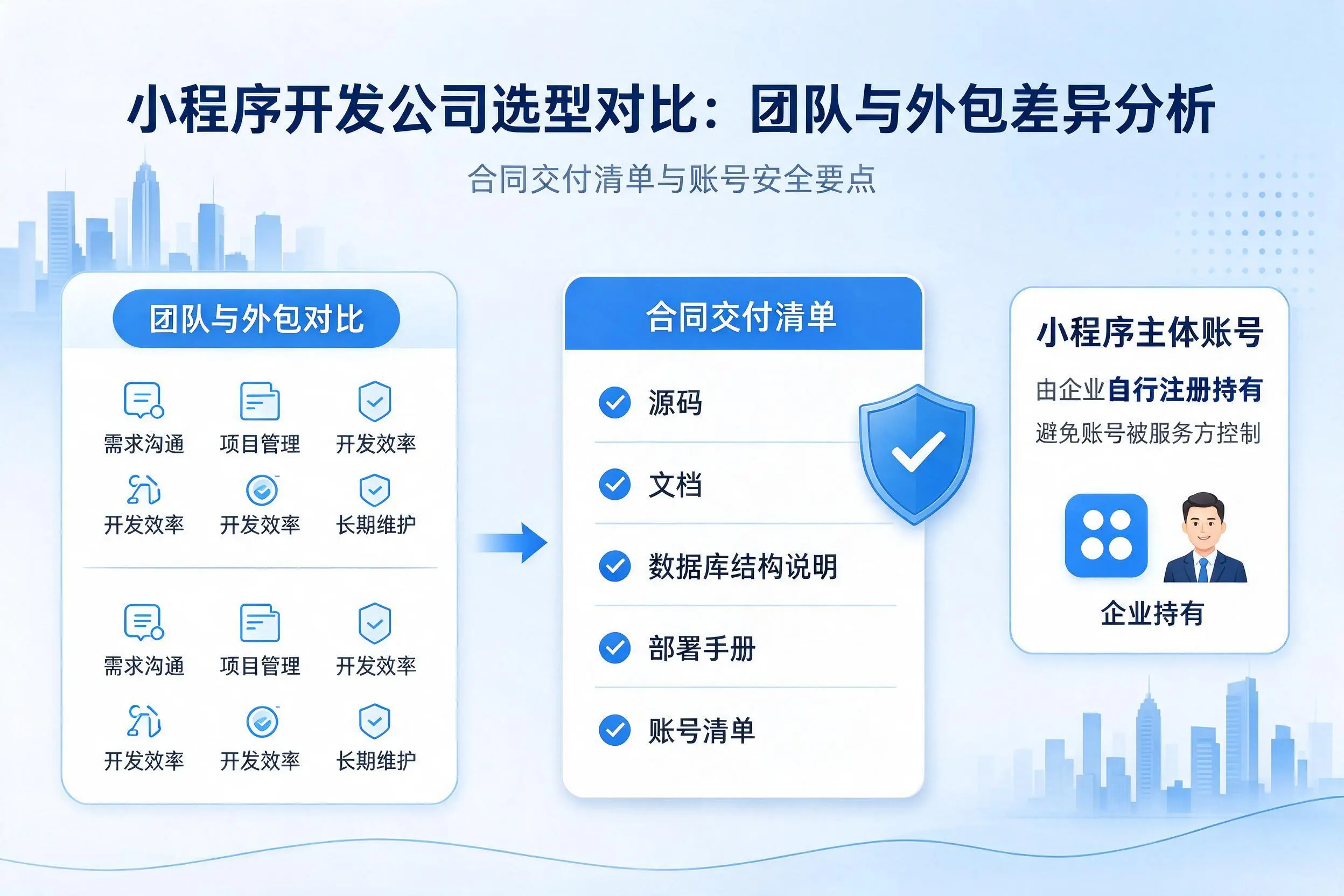 柳州小程序开发公司选型对比：团队与外包差异分析