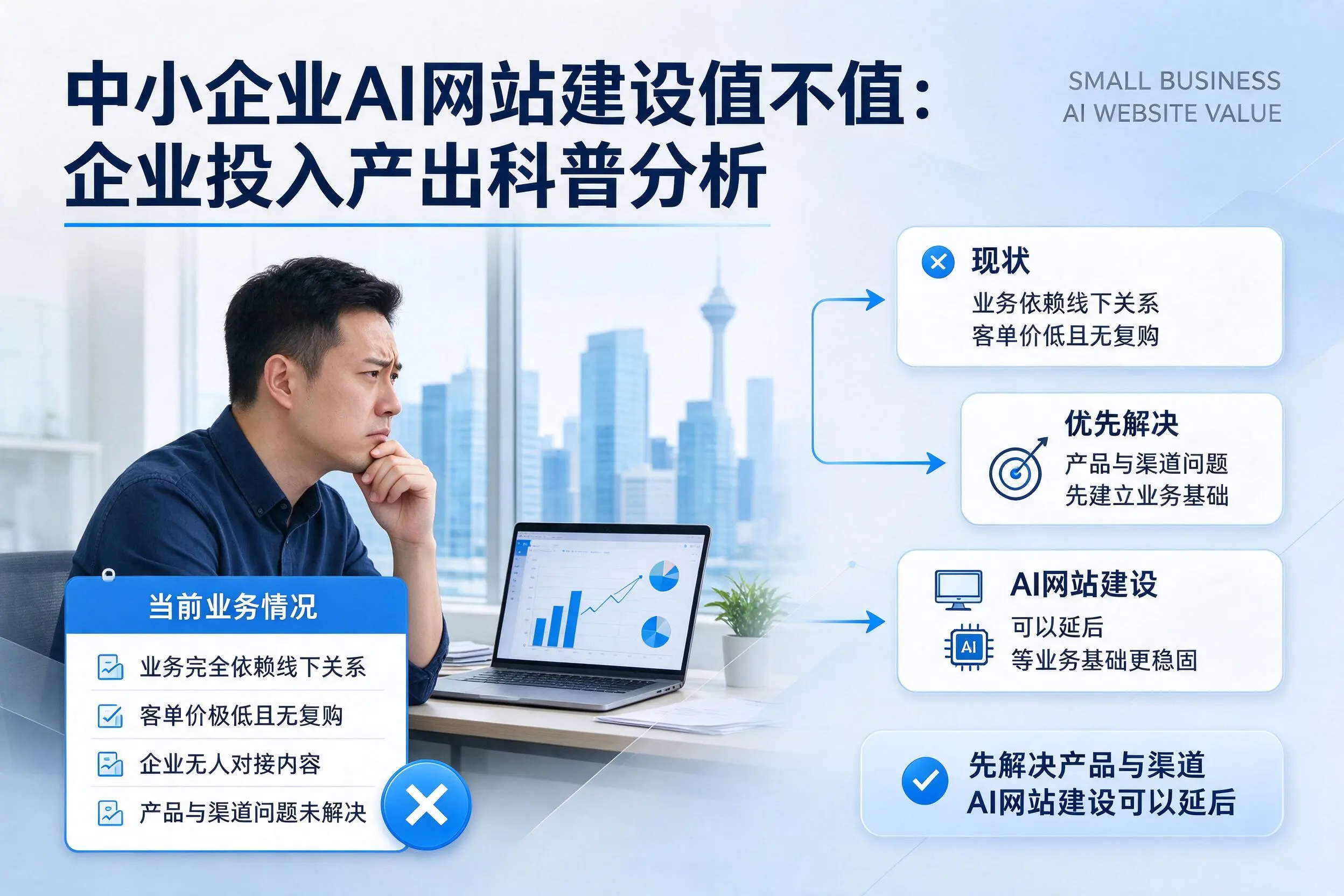 中小企业AI网站建设值不值:柳州企业投入产出科普分析