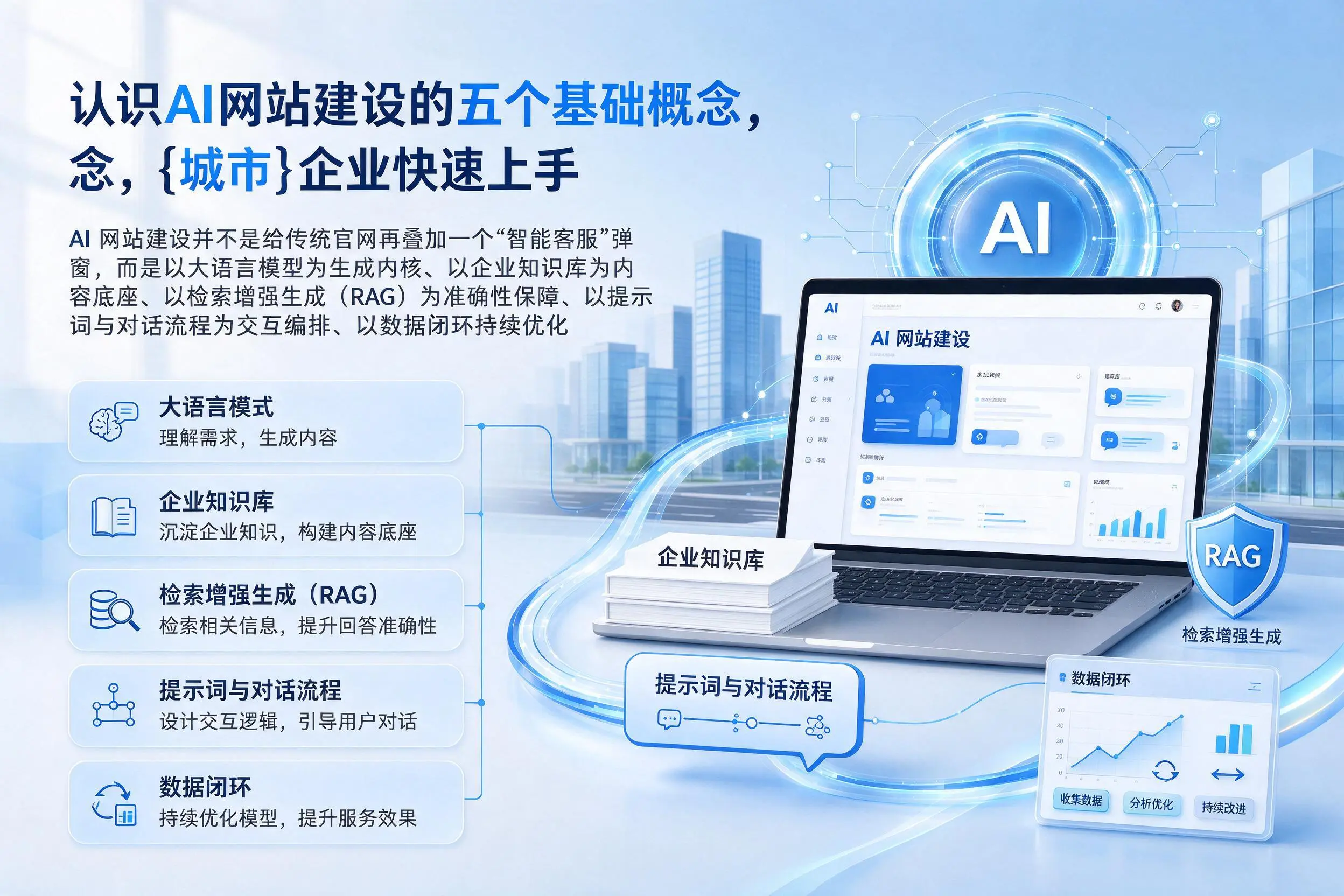 认识AI网站建设的五个基础概念，柳州企业快速上手